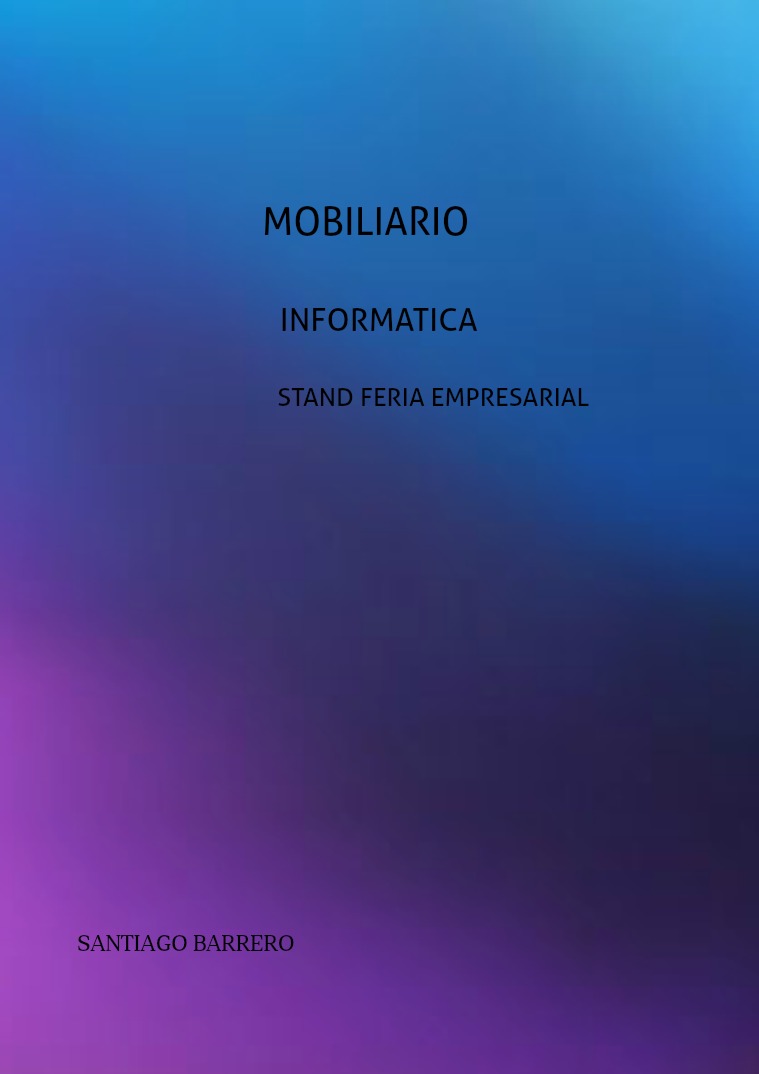 Mobiliario 1.