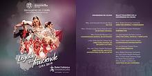 Programa de mano Gira 2019 "Legado que trasciende" - Ballet Folklóric