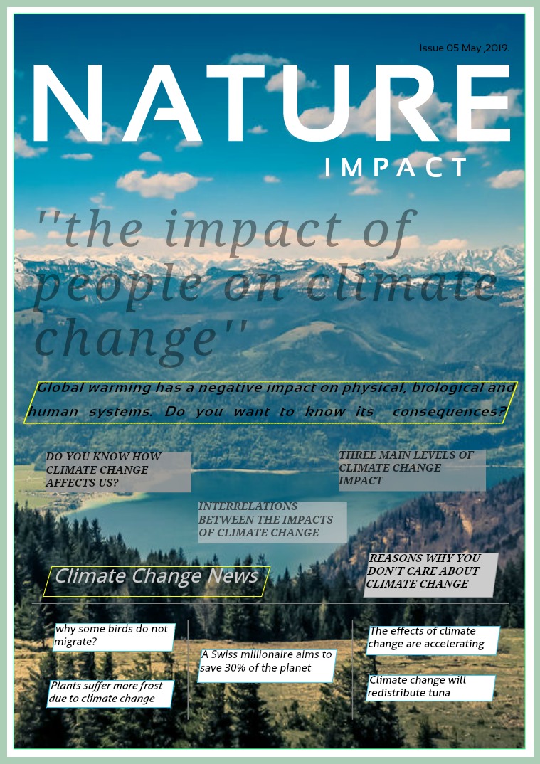 The impact of people on climate change 1