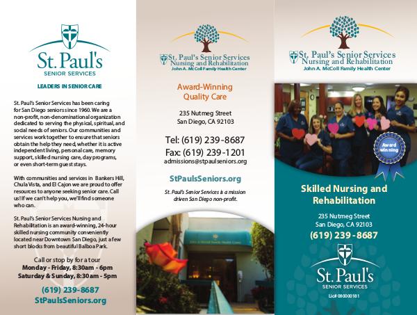 St. Paul's Senior Services St. Paul’s Senior Services Nursing Rehabilitation