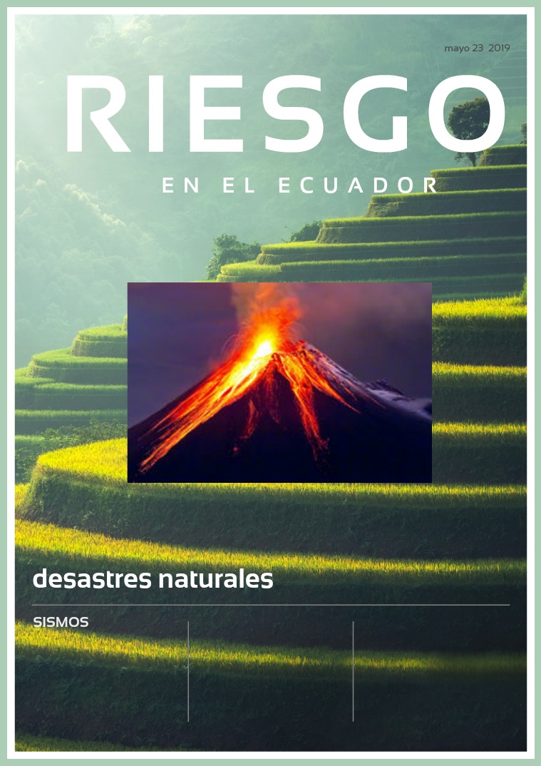 Riesgos en el Ecuador riesgos en el Ecuador