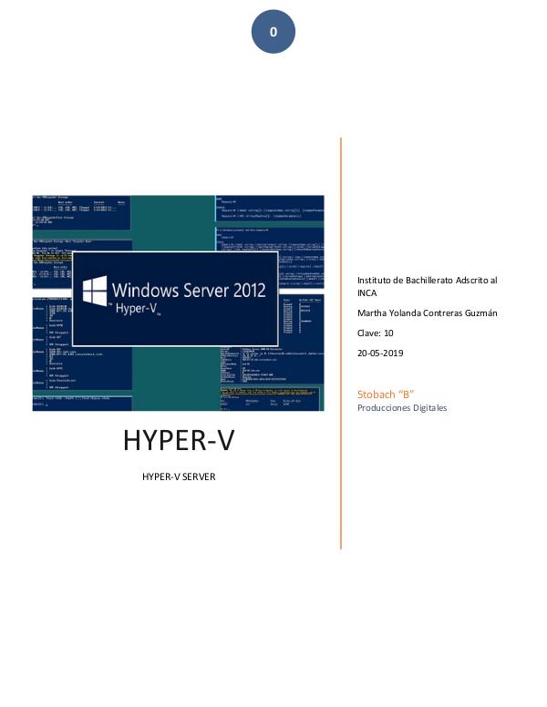 Hyper-V hyper-V 1