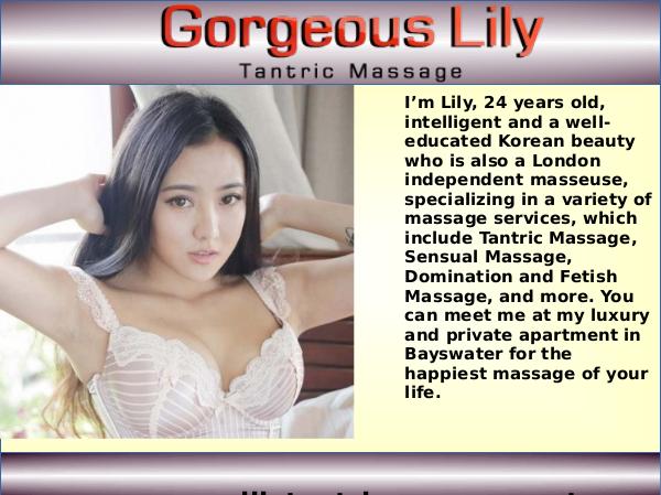 Body massage Tantric massage