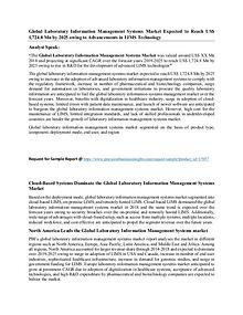 Laboratory Information Management Systems Market