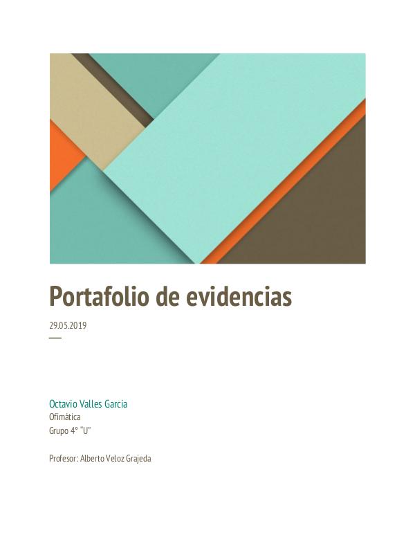 portafolio de evidencias Propuesta de proyecto