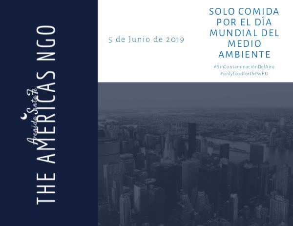 #onlyfoodfortheWED Día Mundial del Medio Ambiente 2019