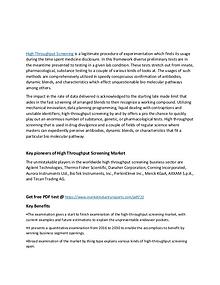 High Throughput Screening Market