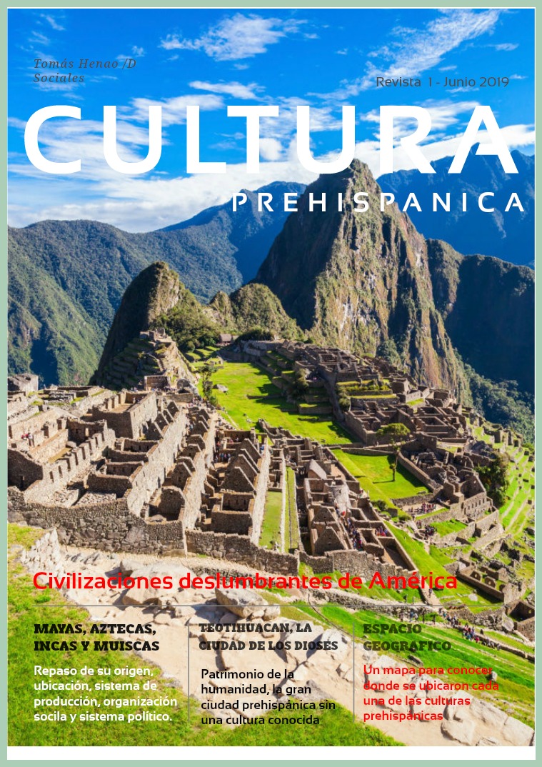 TRABAJO SOCIALES Revista CULTURA PREHISPANICA