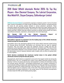 2019 Global Oilfield chemicals Market