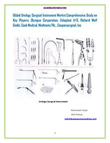 Urology Surgical Instrument Market Outlook 2019-2025