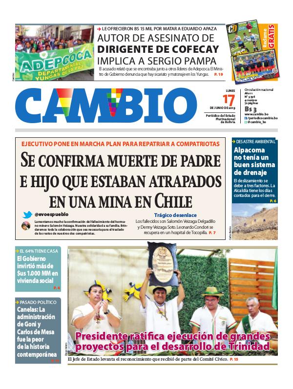 edicion cambio Edicion 17-06-19