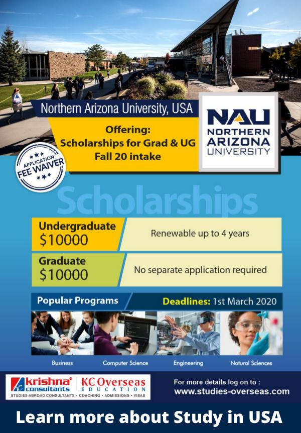 Study at Northern Arizona University, USA Northern Arizona University, USA