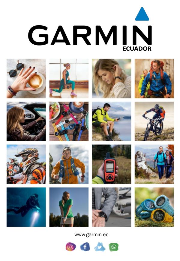 CATÁLOGO GARMIN - 2020 CATÁLOGO 2020