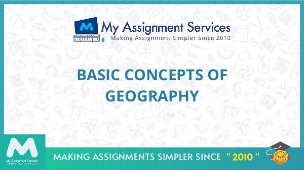 Basic Concepts Of Geography