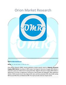 Orion Market Research Report