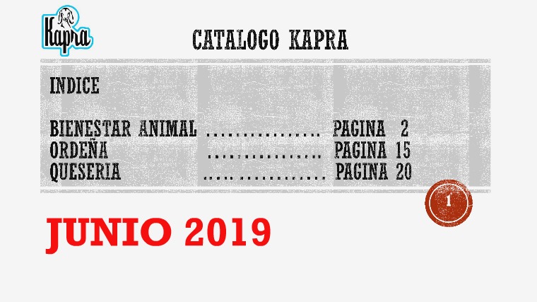 Catalogo Kapra Junio 2019 Catalogo Kapra Junio 2019