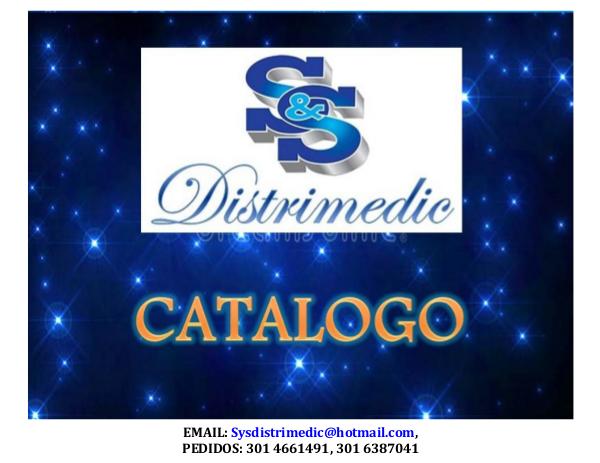 DISTRIBUIDORA S&S Catalogo Distrimedic PDF