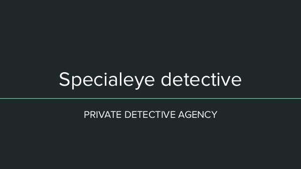 Specialeye detective 2