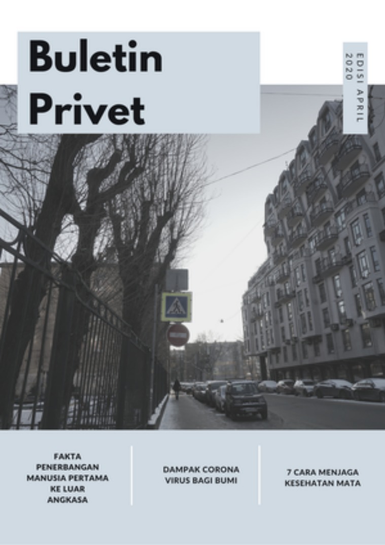 Buletin Privet Edisi April 2020 30 April 2020