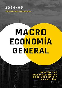 GRUPO #3 REVISTA MACRO ECONOMICA