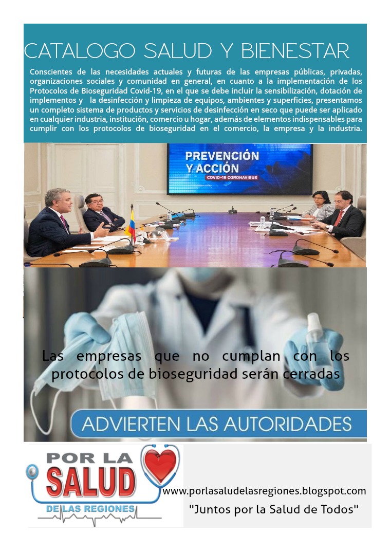 Catálogo productos y servicios Por La Salud