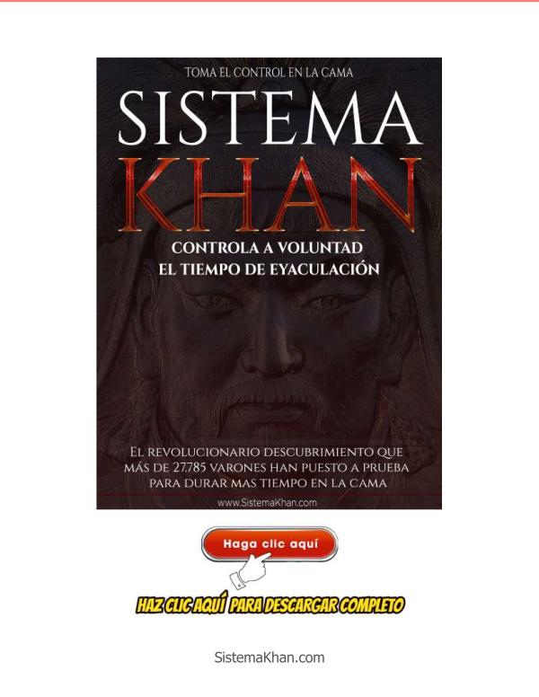 SISTEMA KHAN PDF GRATIS 2022