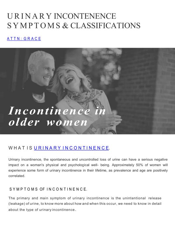 Urinary Incontinence