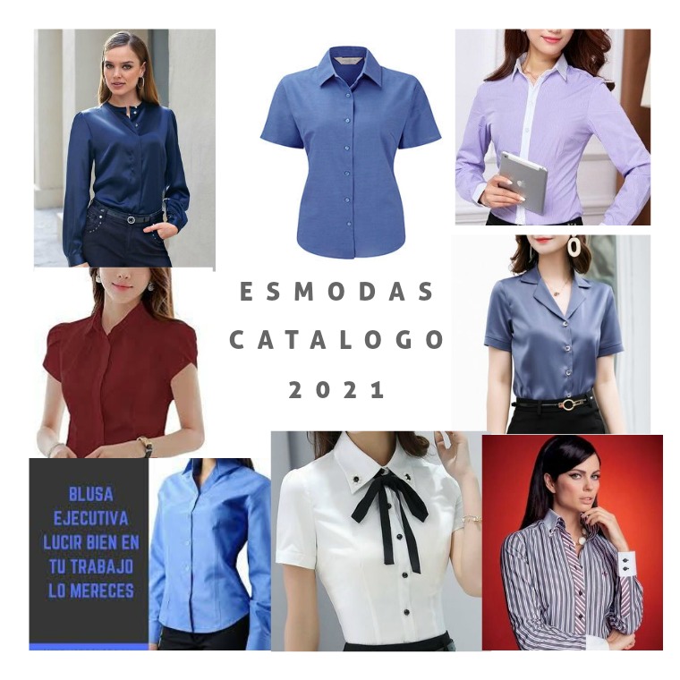 modelos de blusas ejecutivas - modelos 2021