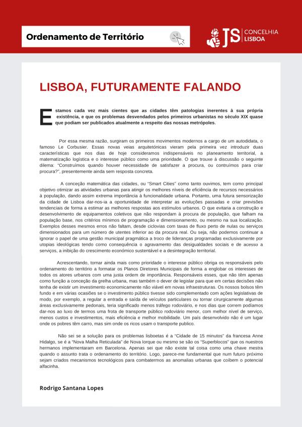 Ordenamento de Território 5 de abril de 2021