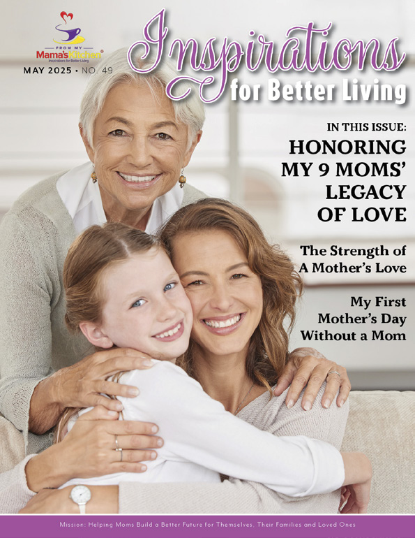 Inspirations for Better Living — cover: older woman with family members