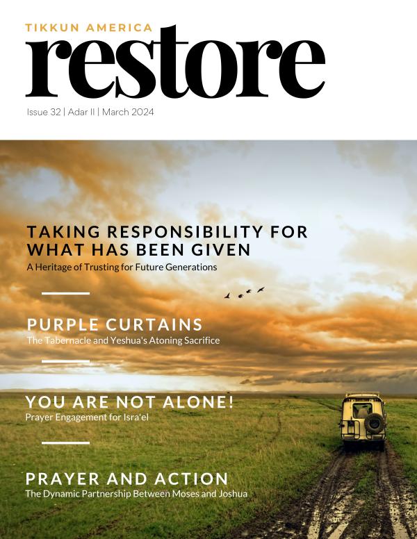 Tikkun America RESTORE Magazine Adar II March 2024