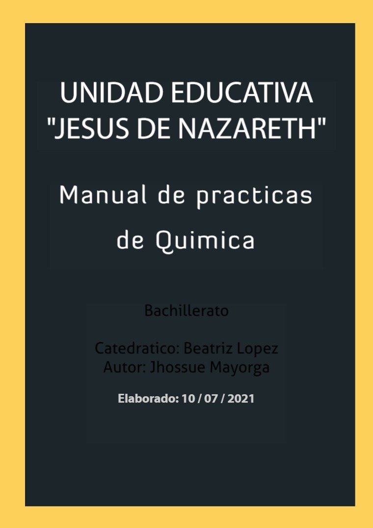 Manual de quimica