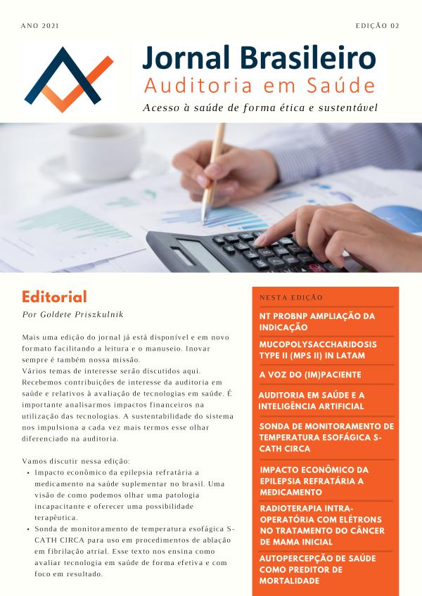 Jornal Brasileiro de Auditoria em Saúde JBAS Ed 2021 02