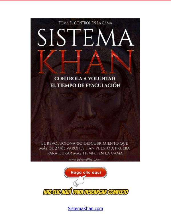 Sistema Khan pdf Sistema Khan 2022