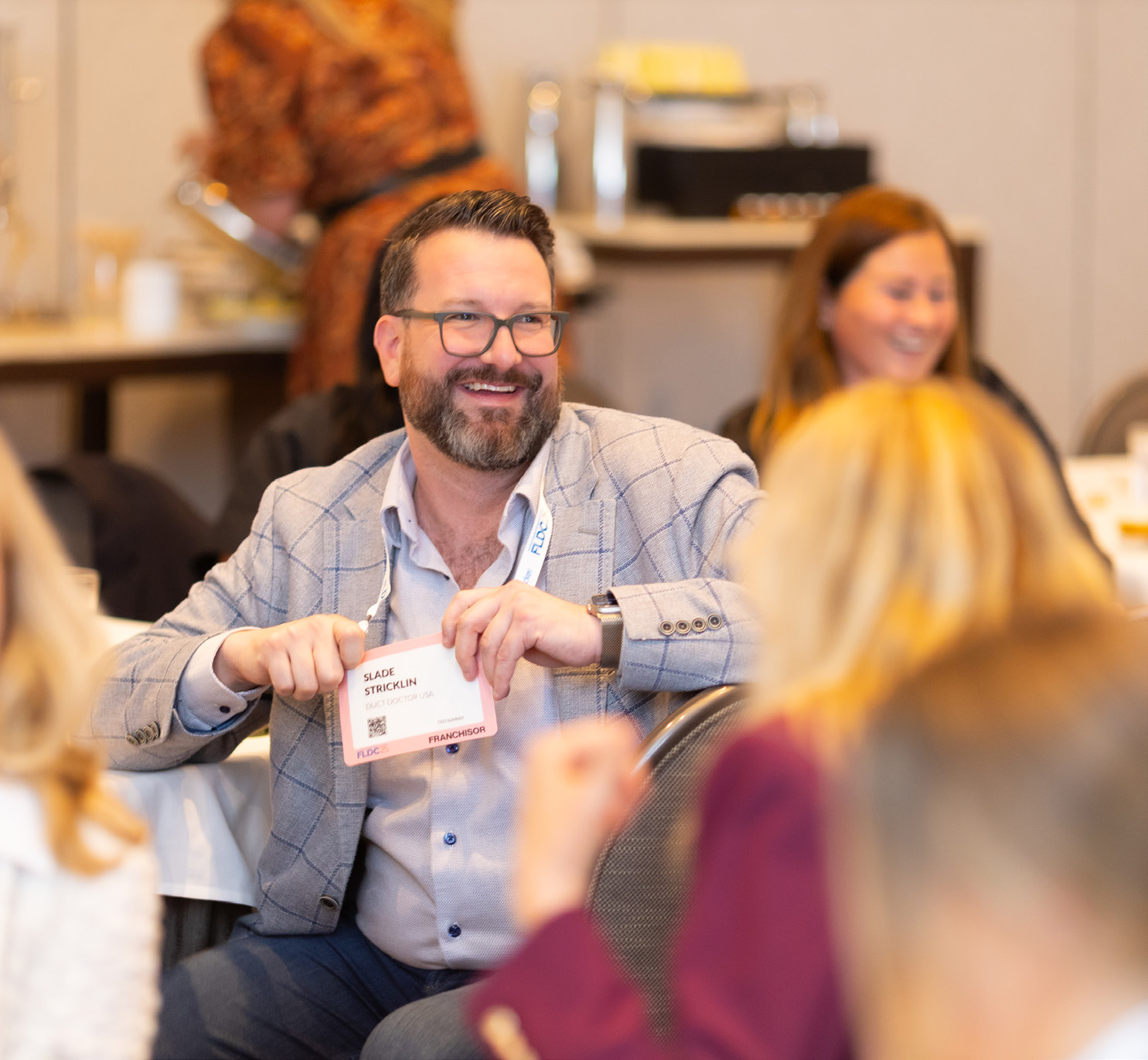 FLDC attendee Slade Stricklin engaging at the conference