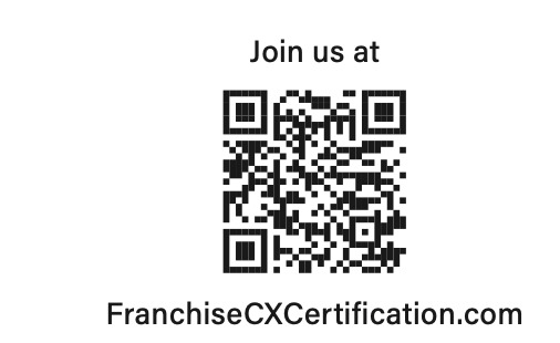 QR Code for Franchise CX Certification