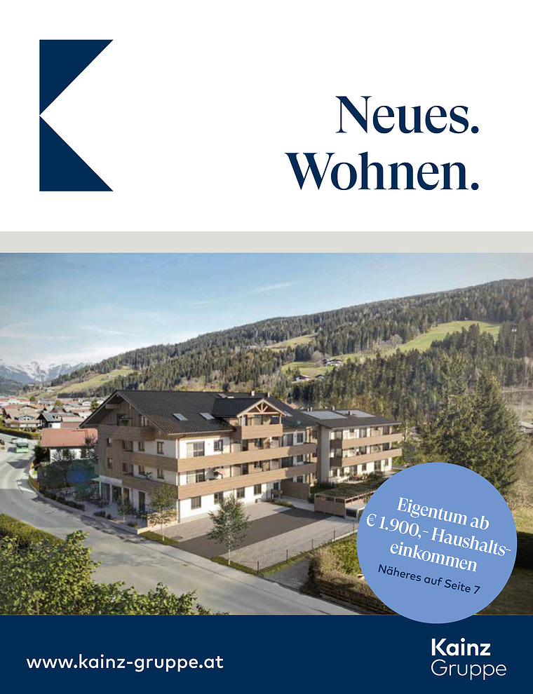 NEUES. WOHNEN. by KAINZ Gruppe 2023 04 V5