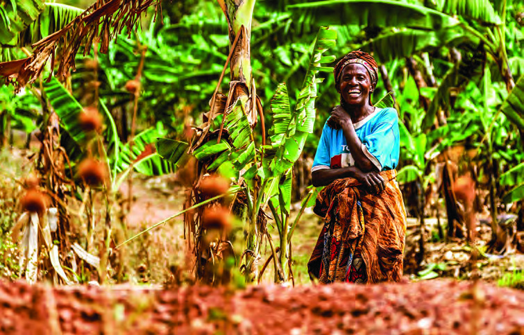 Rwandan farmer, Muyumbu