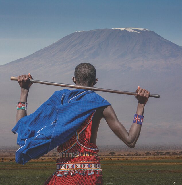 Maasai warrior,Mount Kilimanjaro, Tanzania