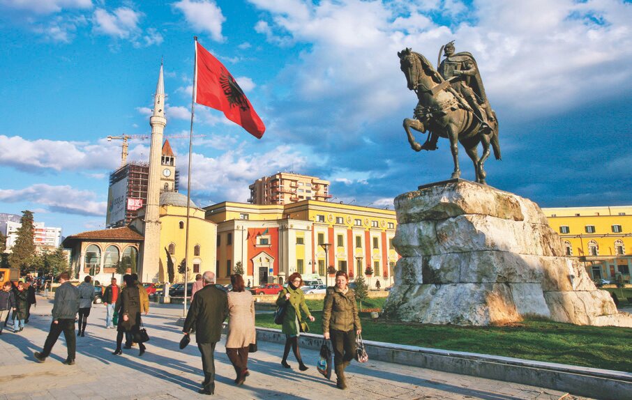 Skanderbeg Square, Tirana, Albania