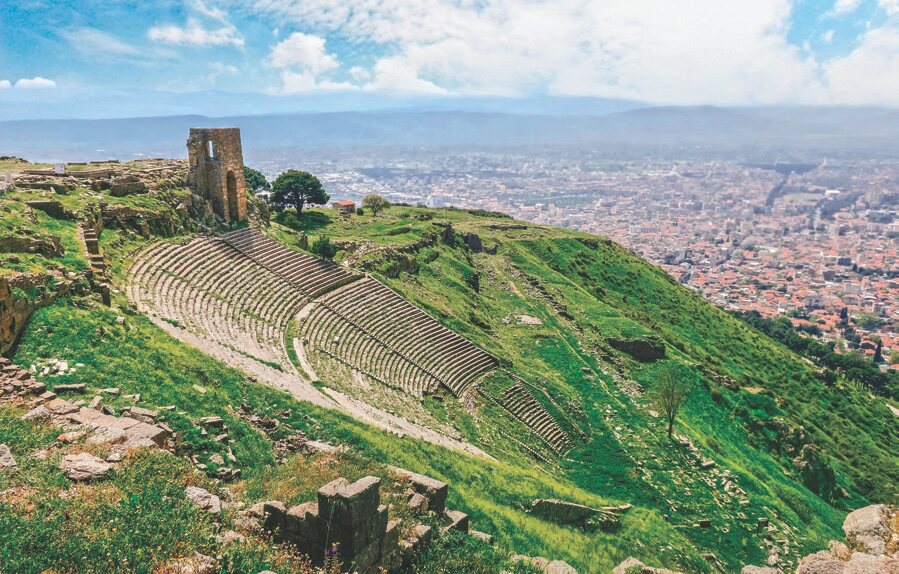 Roman amphitheater, Pergamum, Turkey