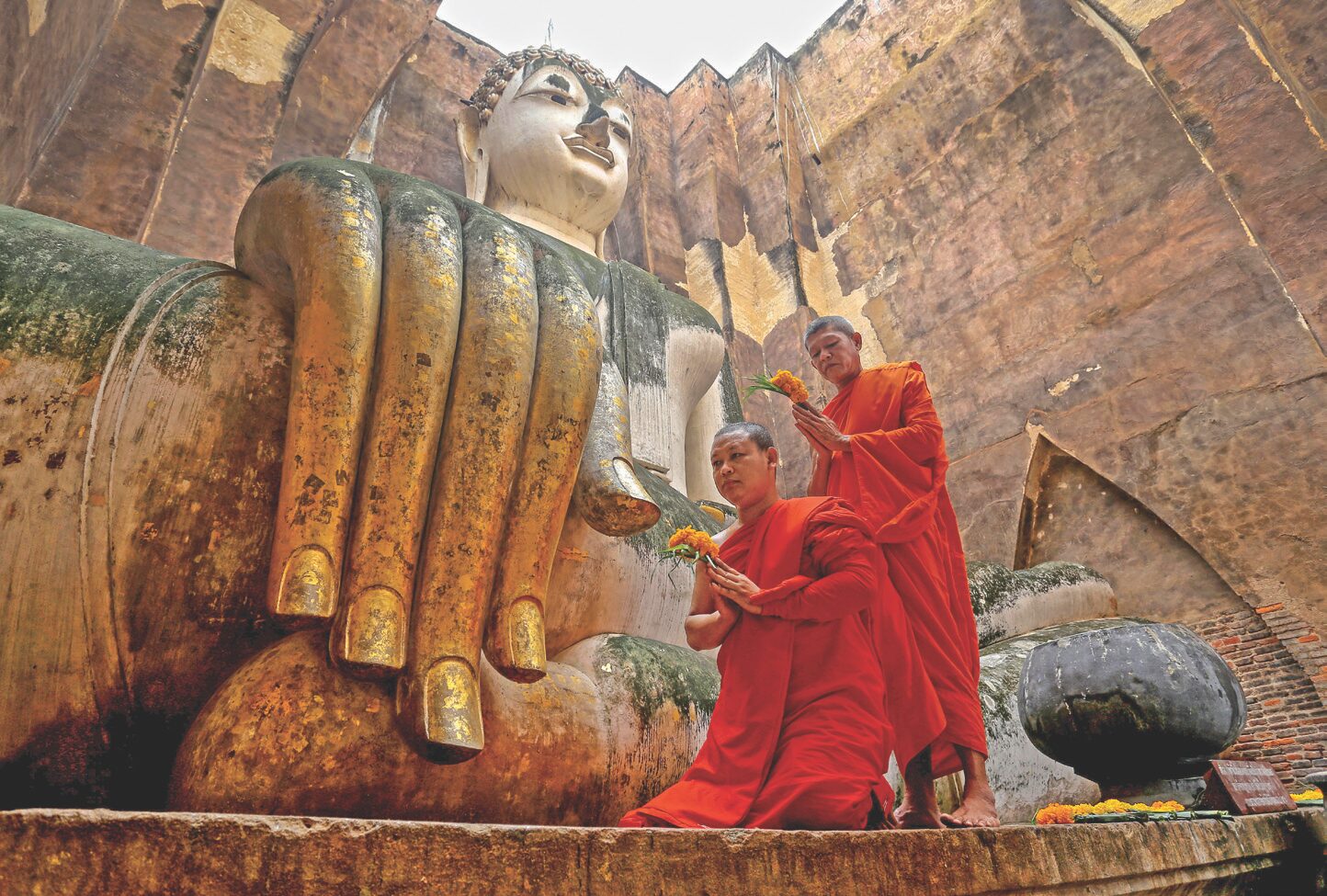Buddhist monks, Sukhothai