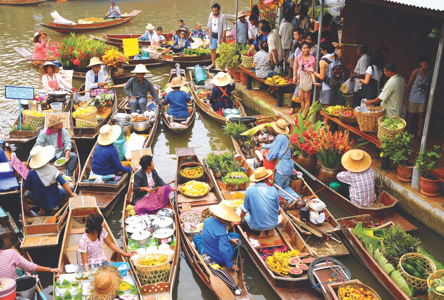 Floating market , Bangkok