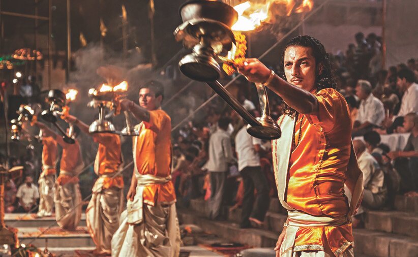 Aarti ceremony, Varanasi