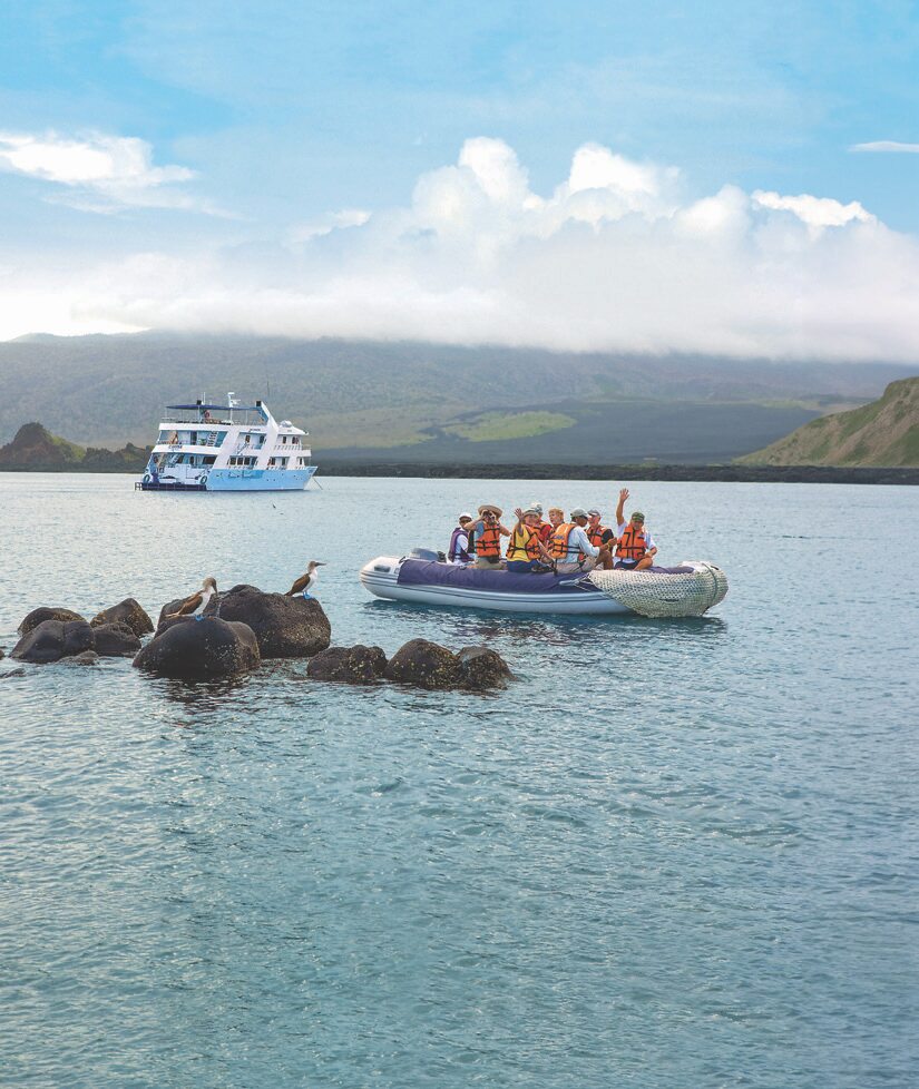 Zodiac excursion, Galápagos Islands